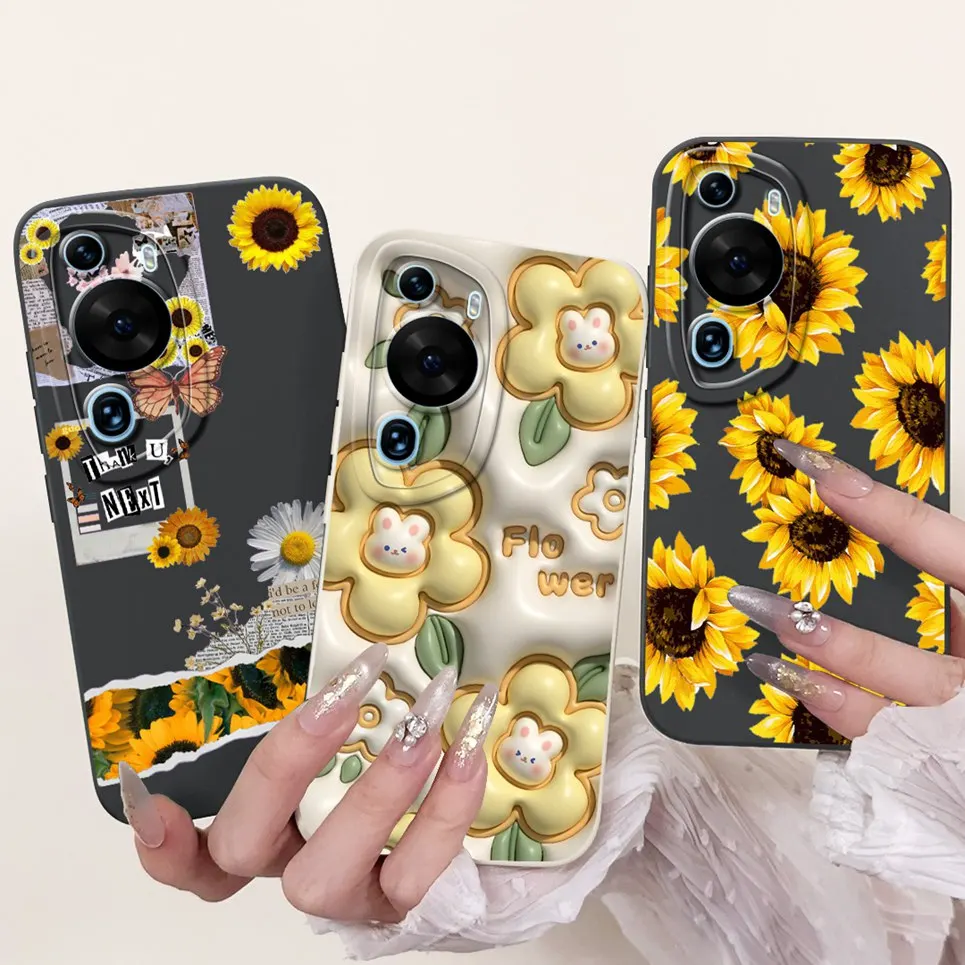 Чехол-накладка для Huawei P60 Pro художественный чехол женский модный телефона с