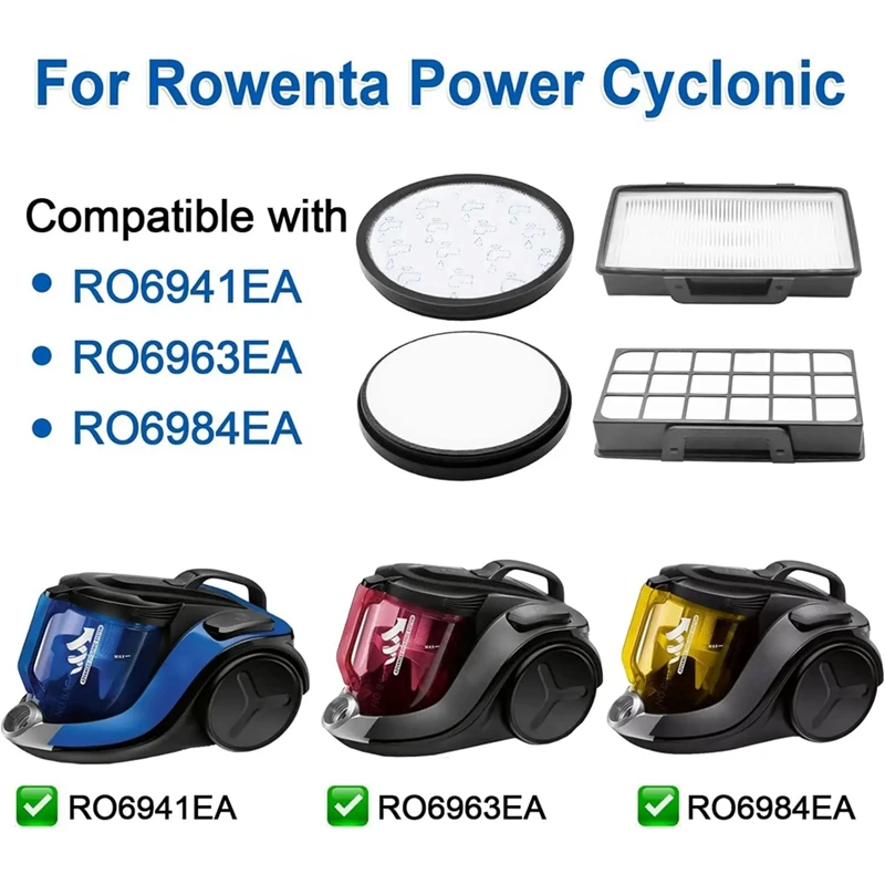 Hepa Filter For Rowenta RO69XX X-Trem Power ZR006001 RO6941EA RO6951EA RO6954EA RO6963EA RO6984EA Vacuum Cleaner Parts