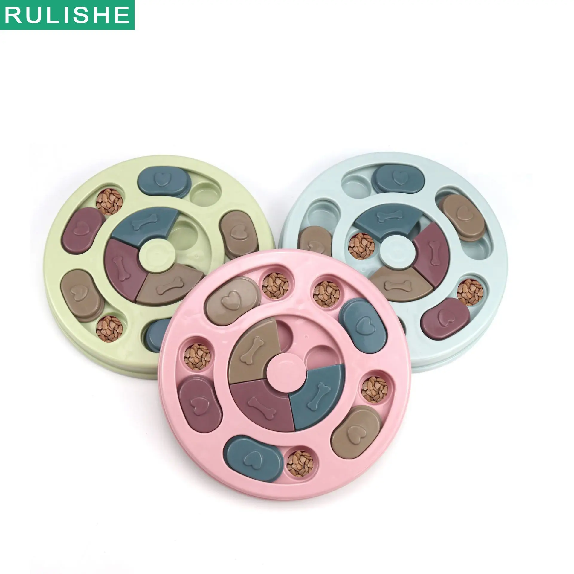 

Pet Puzzle Toys Interactive Slow Feeder Food Dispenser Non-Slip Bowl For Dog Pressure-relieving Dog Training Supplies 2022 New