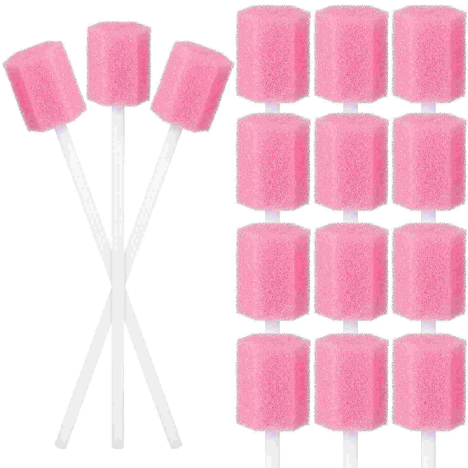 200 Pcs Convenient Portable Swabs Mouth Cleaning Swabs Disposable Sponges