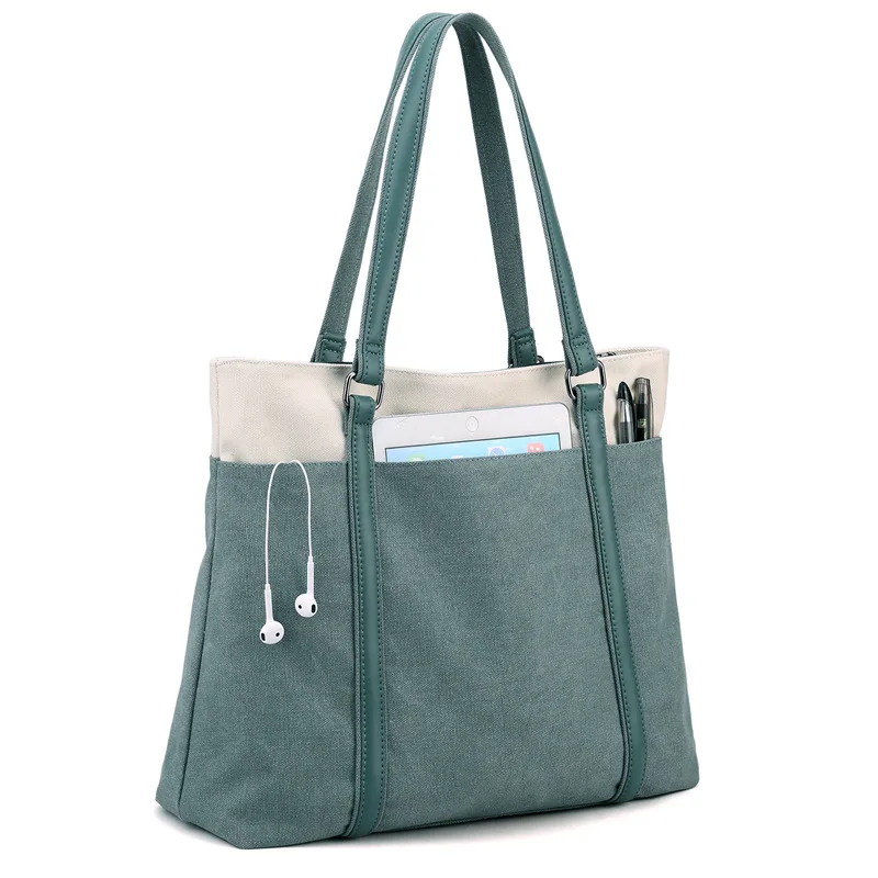 

New 2023 Women Canvas Shoulder Tote Clutch Lady Bags For Bolsa Feminina