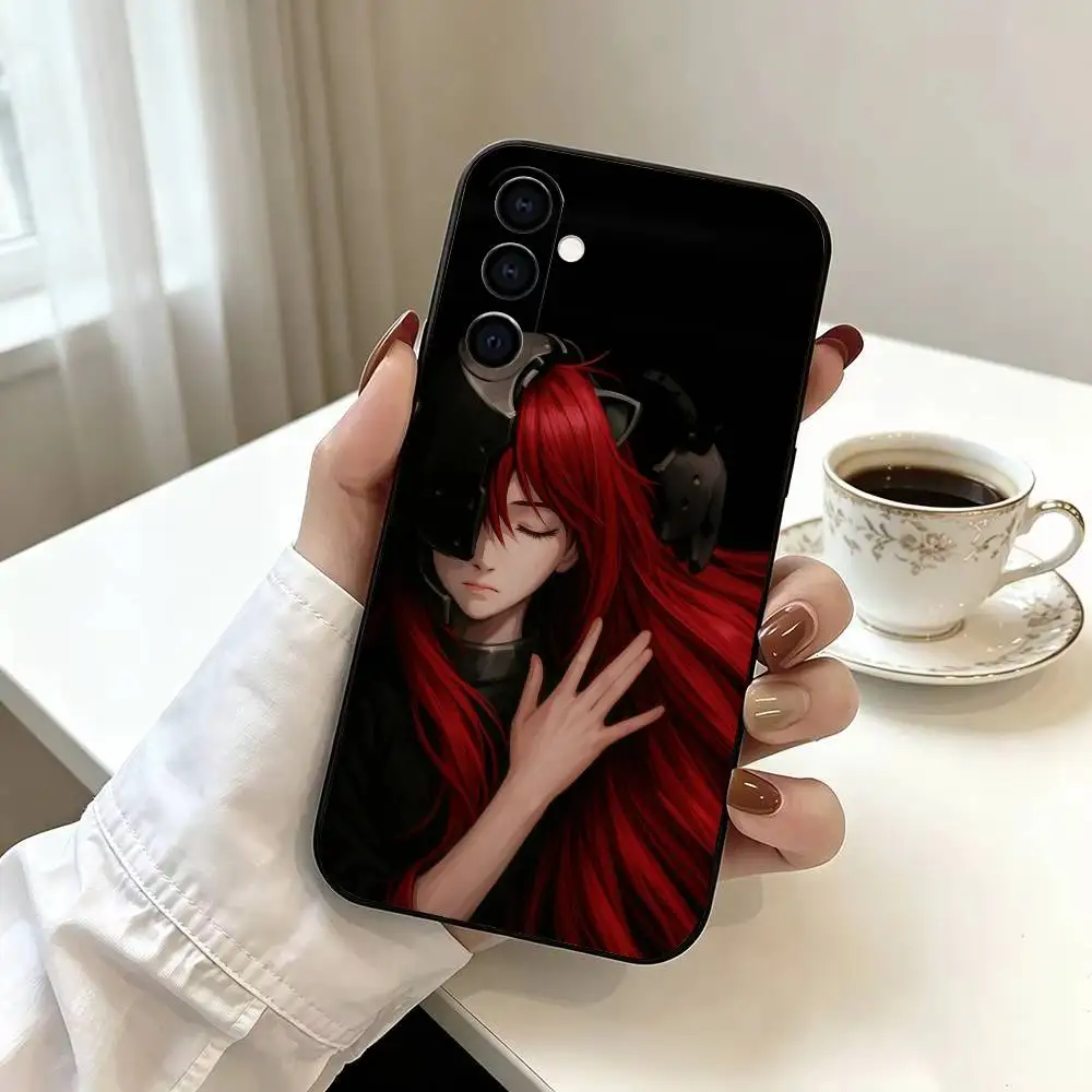 Фото Чехол для телефона Depressing Tragedy Elfen Lied-s из мягкого силикона для Samsung Galaxy A73/A72/A70/A53/A52/A51 - черный №2