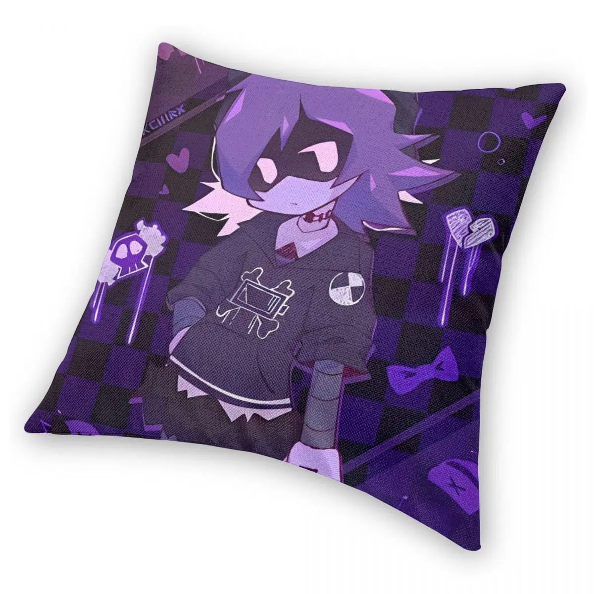 Наволочка Uzi с рисунком домофона убийцы дрона двусторонняя декоративная подушка