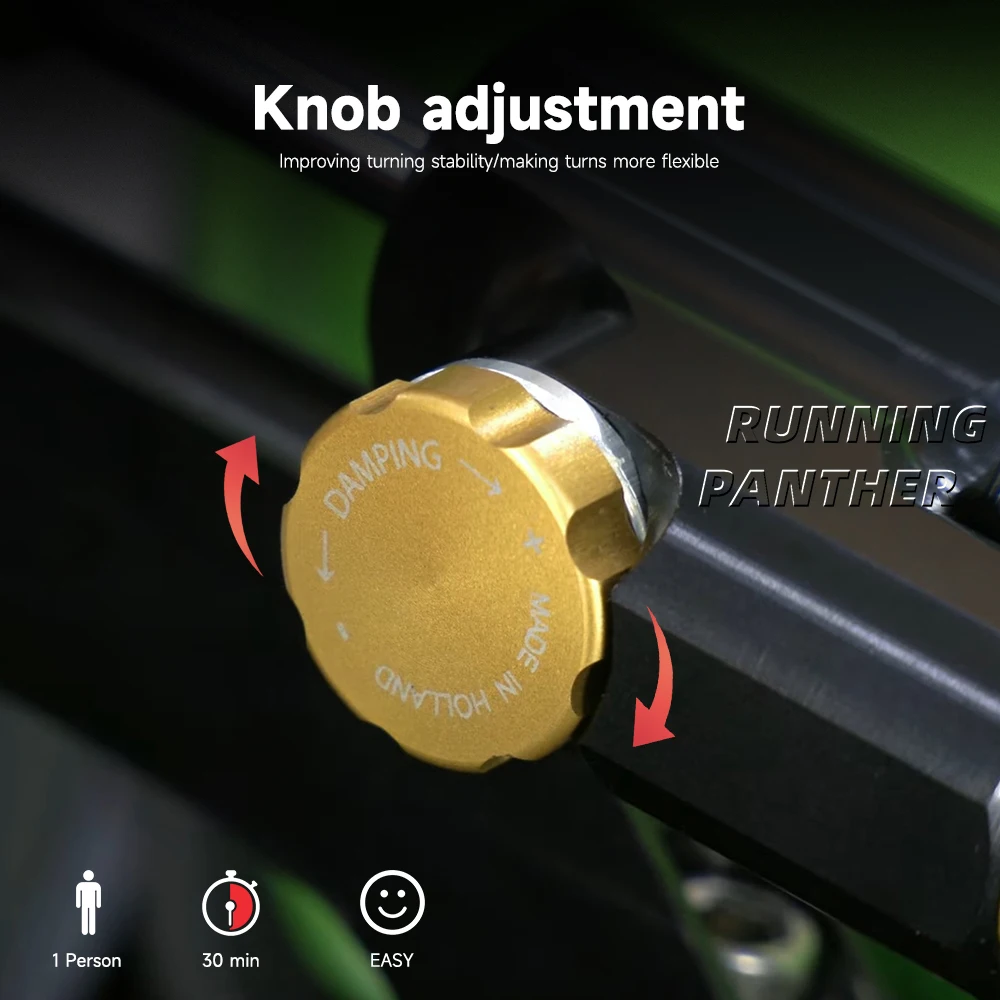 Новый комплект стабилизатора рулевого управления мотоцикла демпфер и кронштейн