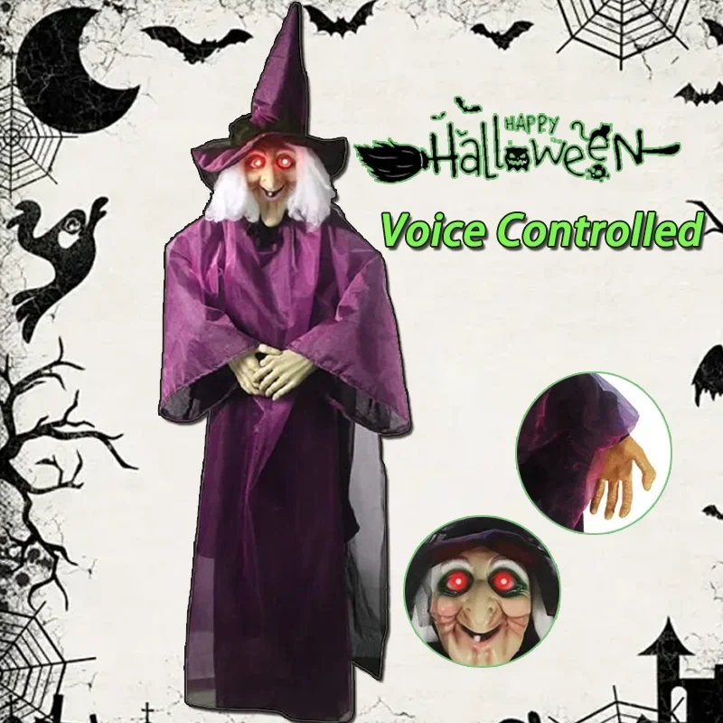 Подвесной призрак ведьма страх телефон искусственный костюм украшение для дома