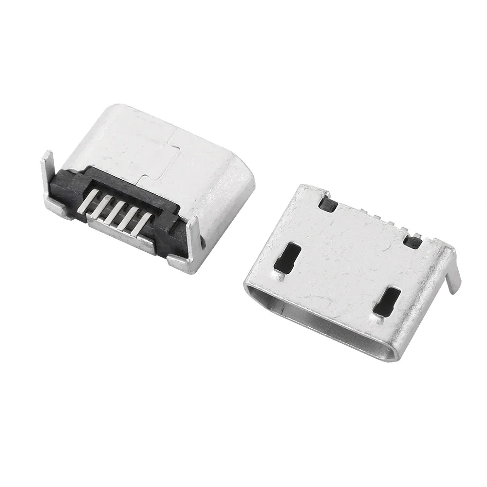 

Micro USB 2P 5P разъем для зарядного порта, зарядное устройство DIP SMD для телефонов, планшетов, колонок и т. Д., разъем питания