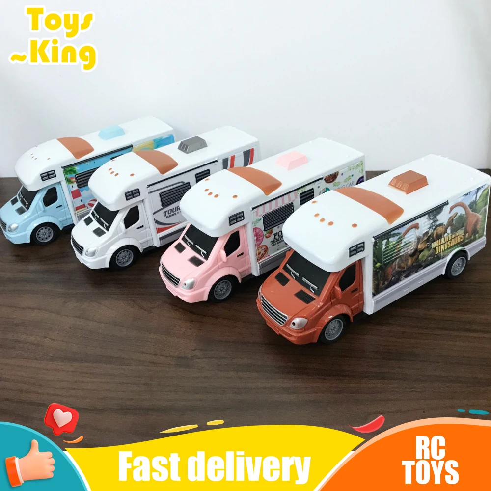 

Машина для мороженого с дистанционным управлением в масштабе 1:32, автобус для транспортировки на колесах, возраст 6 +, детские электрические ...