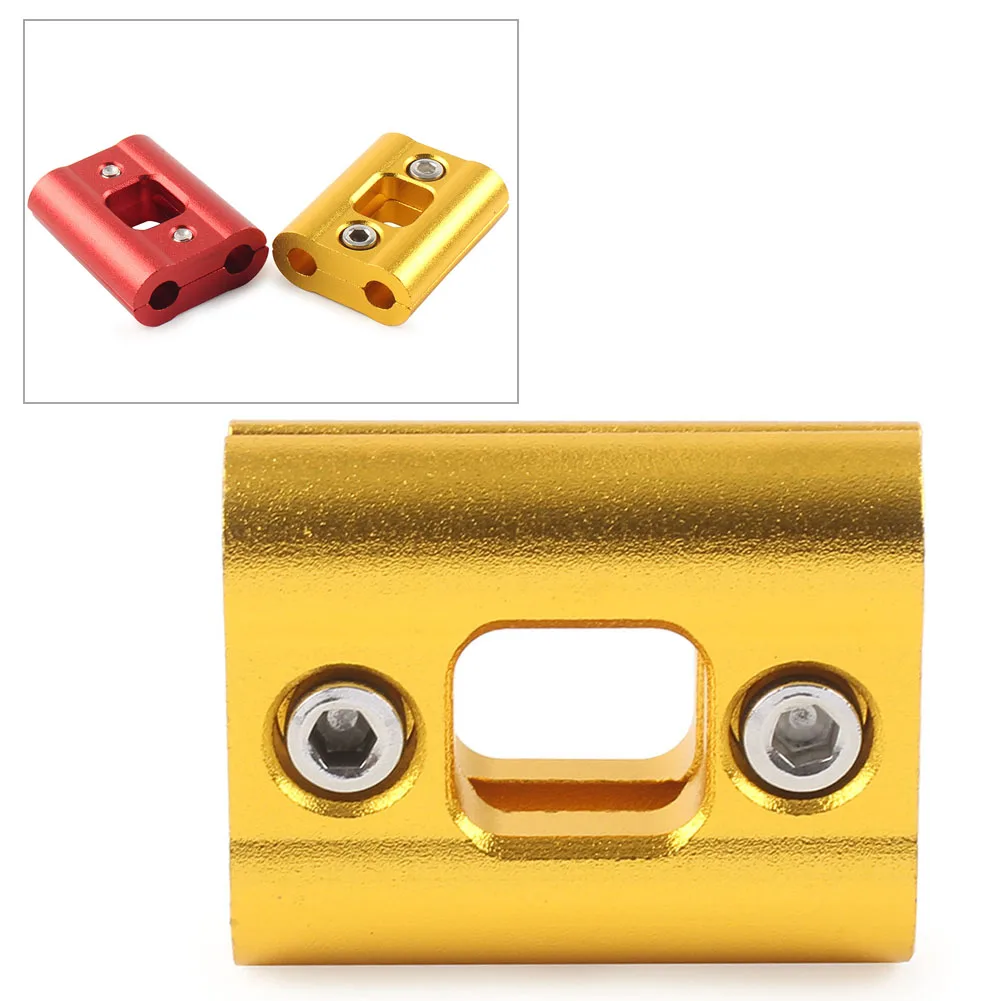 

Motorcycle Aluminum Brake Clutch Cable Wire Clamp Clip For Yamaha YZF R15 V3.0 2017 2018 2019 Red/Gold