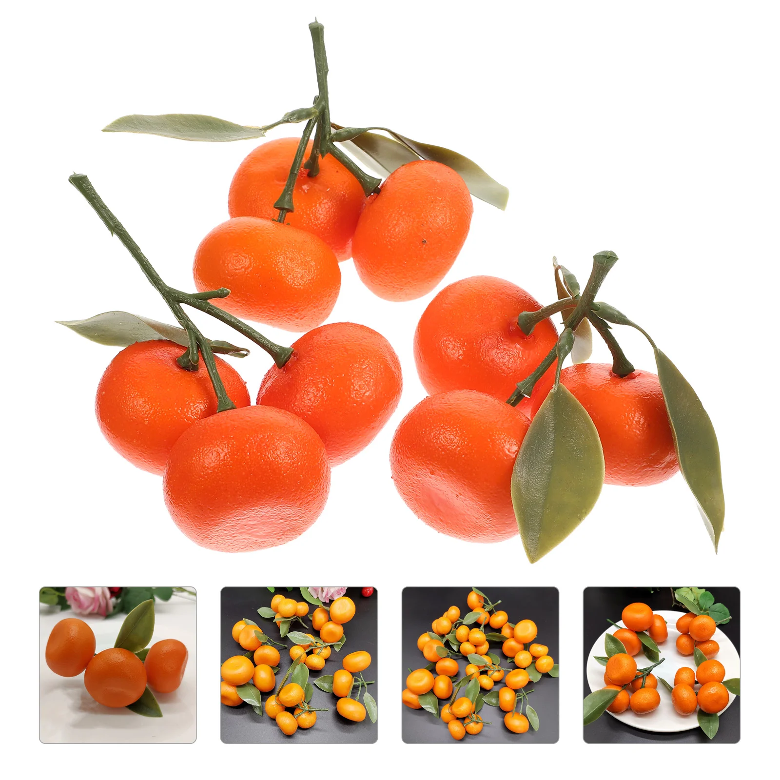 

Simulation Sugar Orange Simulated Fruit Fake Lifelike Oranges Photo Shooting Prop Creative Plastic Model Mini Toys