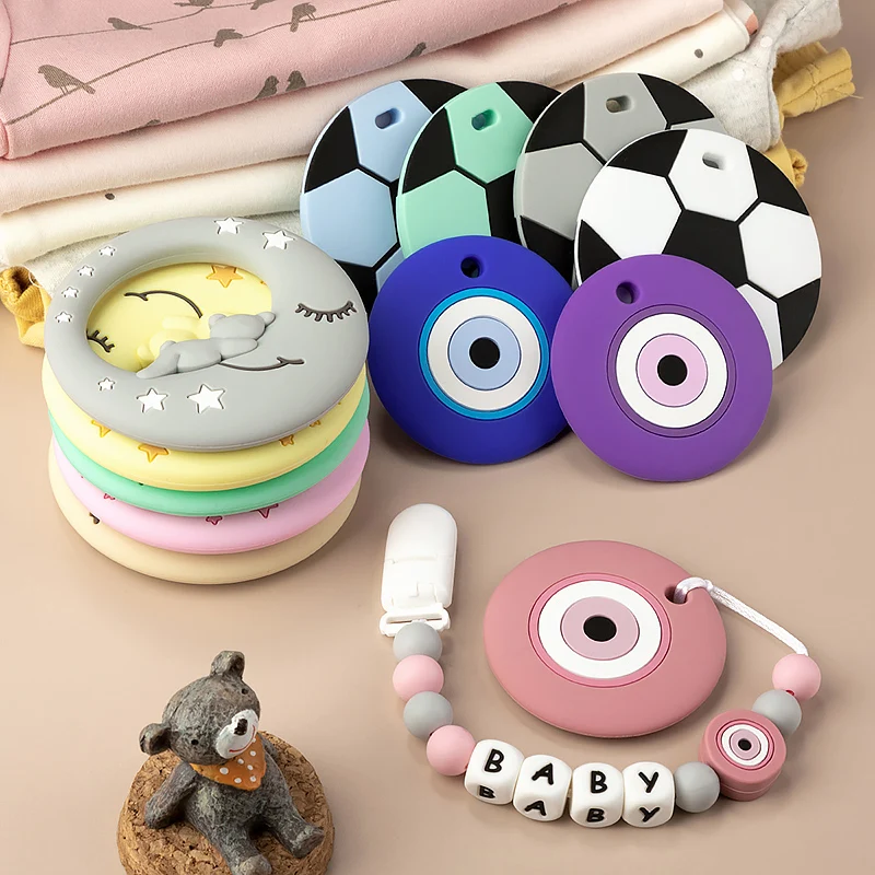

Baby Silicone Teether Newborn Molar Soother Infant Teething Chewing Toy Shower Gifts Leaves Silicone Teether for Baby