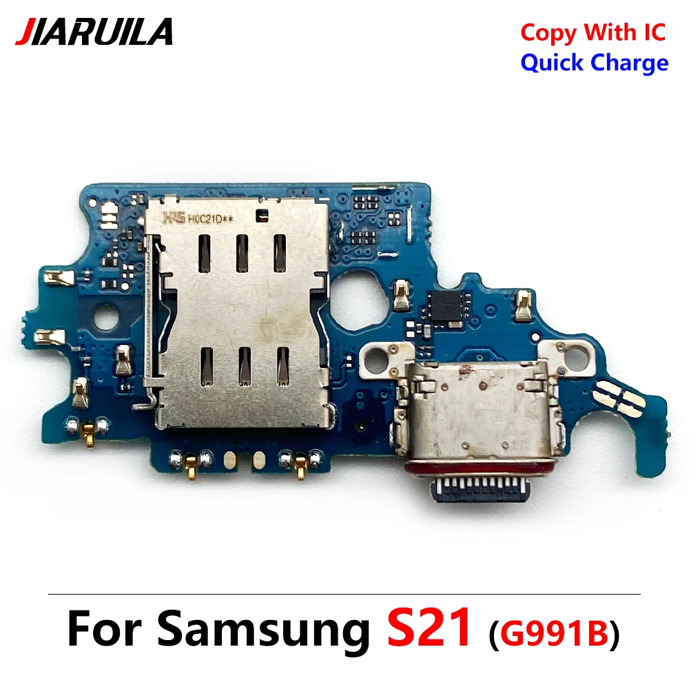 Новинка Соединительный гибкий кабель для зарядной пластины Samsung S21 G991B USB-разъем