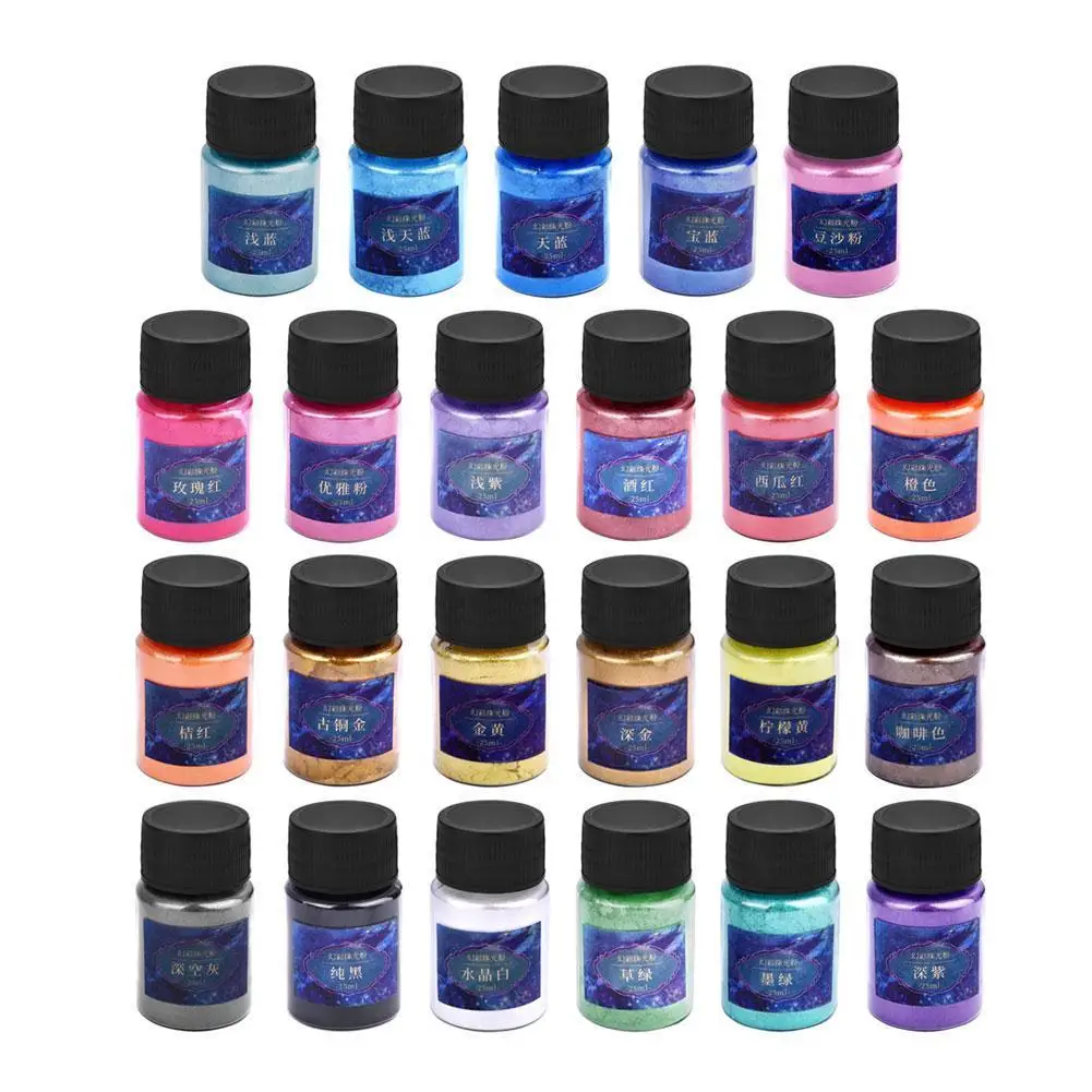 

20ml Pigment Filler Pearl Powder Epoxy Resin Pigment Coloring Dye DIY UV Epoxy Resin Jewelry Making Crafts Tools Nail Art Decor