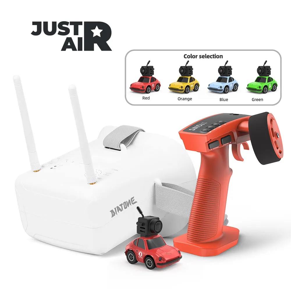 DIATONE Official SNT JustAir 1:100 Q25-240 Mini RC FPV RTR 2 4G Micro Car 480P HD камера очки с дистанционным
