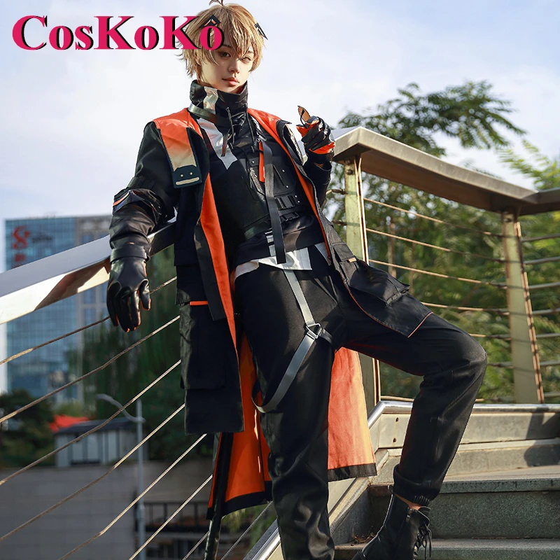

CosKoKo Alban Knox Cosplay Anime Vtuber Nijisanji Luxiem Costume Fashion Uniforms Men Full Set Party Role Play Clothing S-XXL
