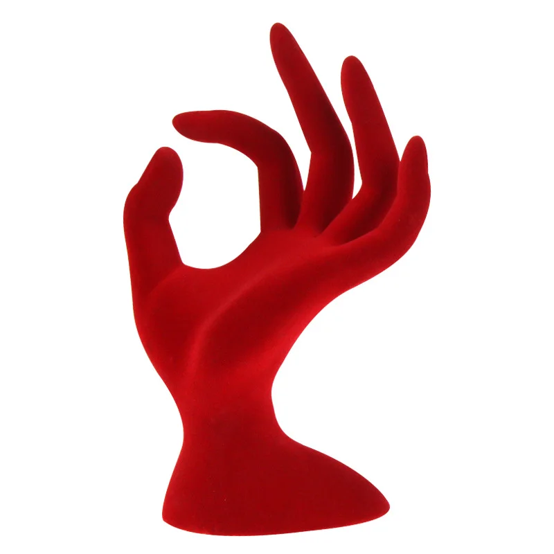 

Бархатная Подставка Для Ювелирных Изделий В Форме Круга, Эмалированный Крючок, Держатель Для Колец