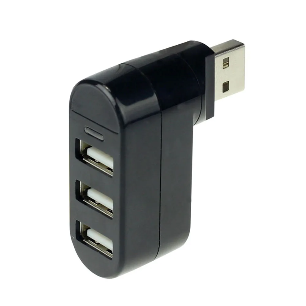 

for Laptop USB 2.0 USB for Notebook Rotate Hub Splitter Mini Adapter 3 Ports