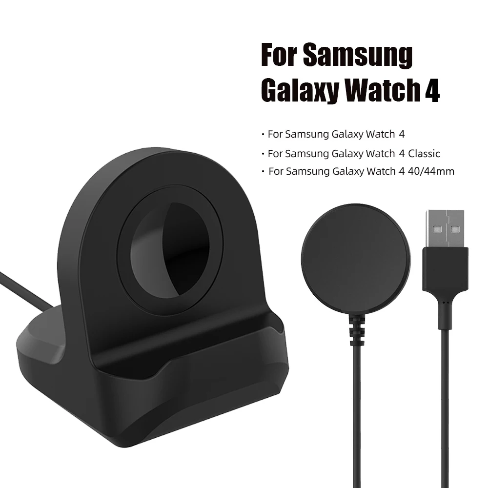 

Зарядное устройство для Samsung Galaxy Watch 4 Classic 42 мм 46 мм, зарядный кабель для Samsung Galaxy Watch 4 40 44 мм, Hodler, подставка, док-станция, кронштейн