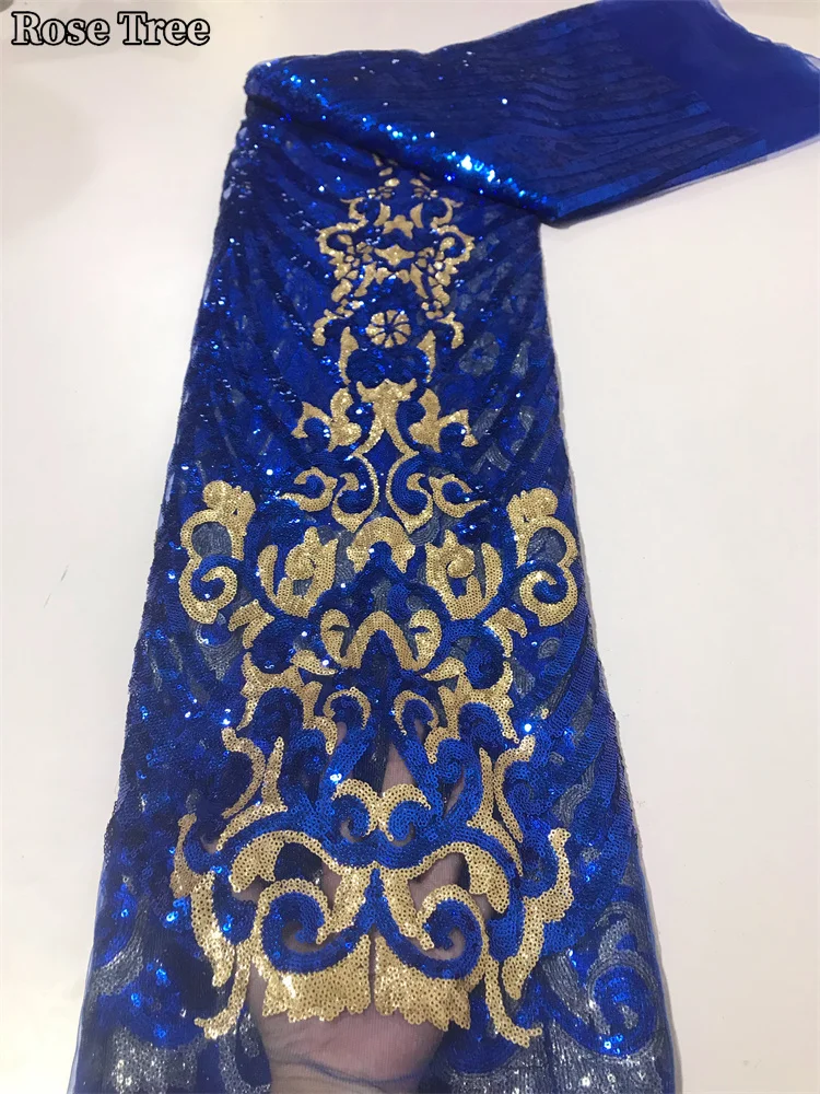 Африканская кружевная ткань с блестками 2023