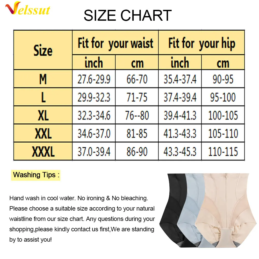 Velssut Body Shaper Panties for Women Flat Belly Thong Slimming Tummy Control Shapewear High Waist Panty Lady Seamless Underwear