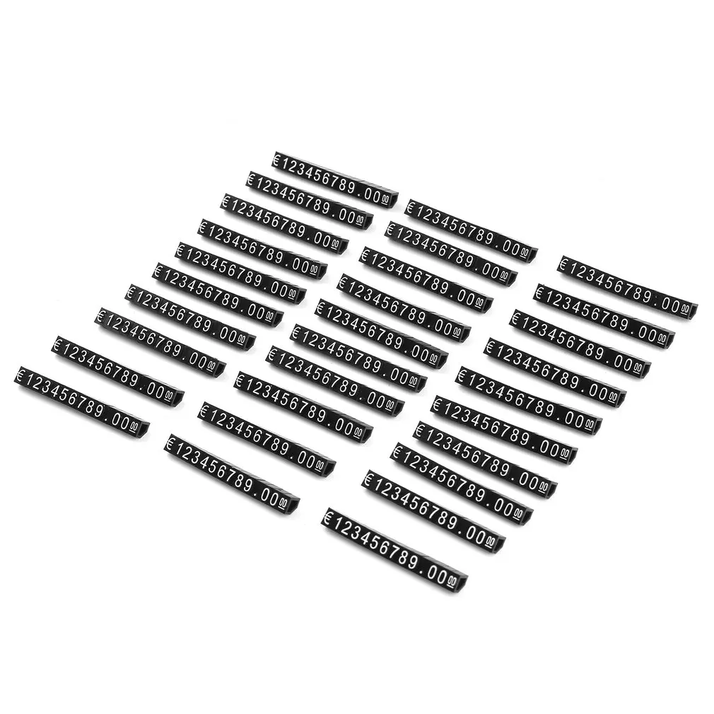 420 шт. цена кубики белые на черные ювелирные часы Европейский знак Мини