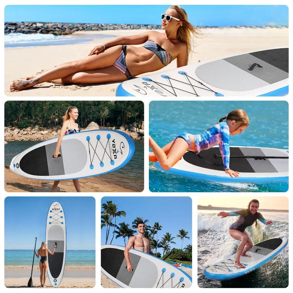 Надувная доска для серфинга йоги рыбалки 350 фунтов |