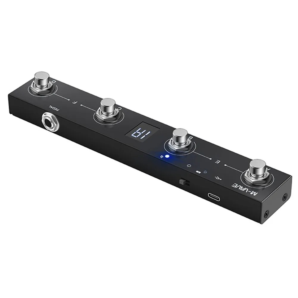 

M-VAVE CHOCOLATE Wireless MIDI Controller ActitioN 4 Button USB MIDI Controller Intelligent APP Control Guitar Parts Accessories