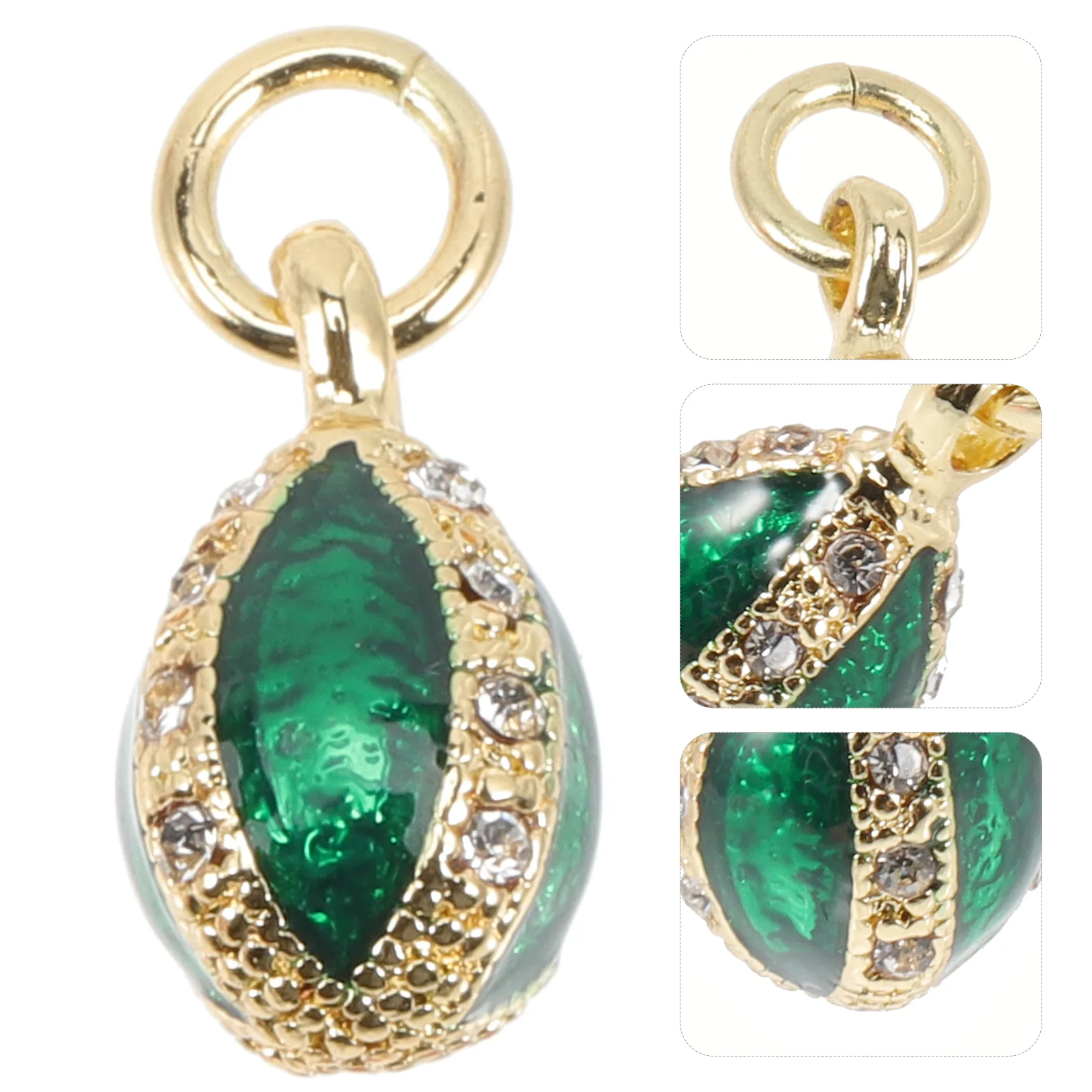 

Charms Eggs Pendant Jewelry Pendants Necklace Earring Diy Fried Easter Cute Alloy Making Egg Charm Accessory Bracelet Metal