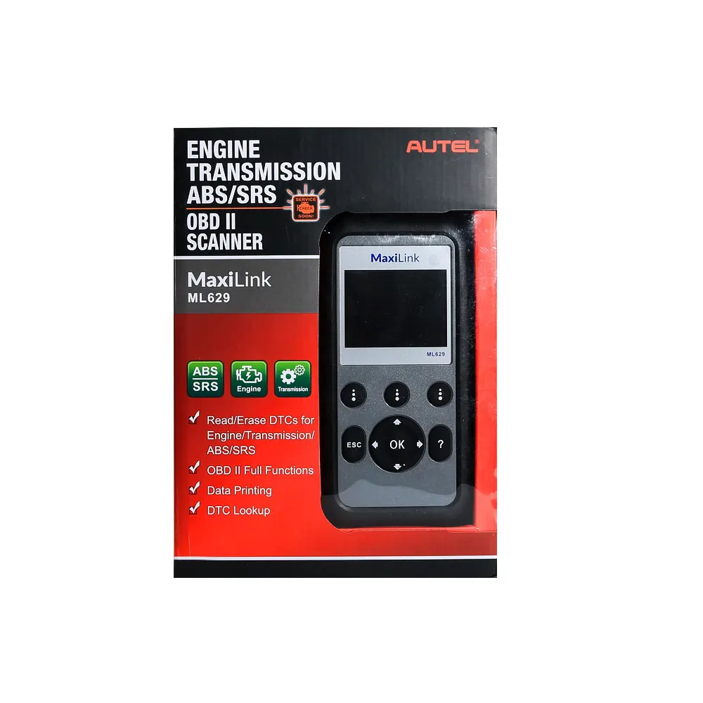 Autel MaxiLink ML629 ABS Airbag Code Reader Check Engine Transmission Codes Upgrade Version of ML619 AL619 images - 6