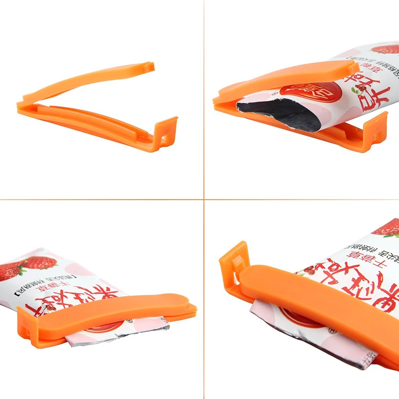 

1pcs Plastic Snack Sealing Clip Sealing Clip Packaging Bag Sealing Clip Kitchen Practical Storage Tool Snack Sealing Clip