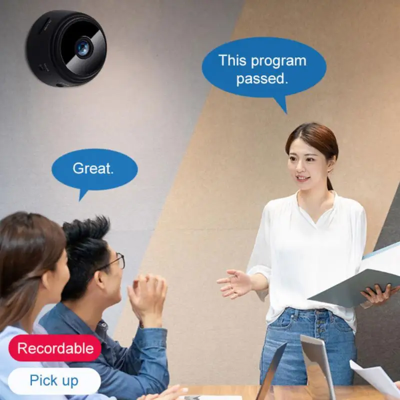 Мини-камера A9 Wi-Fi 1080p HD ночная версия микродиктофон беспроводные шпионские