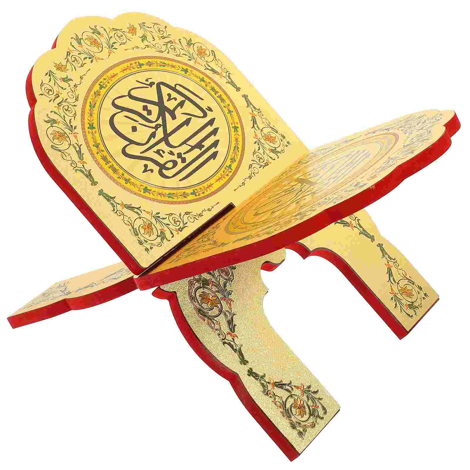 

Bookshelf Book Display Shelf Elegant Stand Detachable Delicate Holder Home Quran School