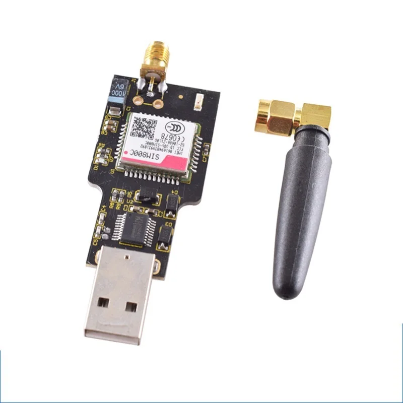 Последовательный модуль GPRS SIM800C с поддержкой Bluetooth Sim900a, с антенной