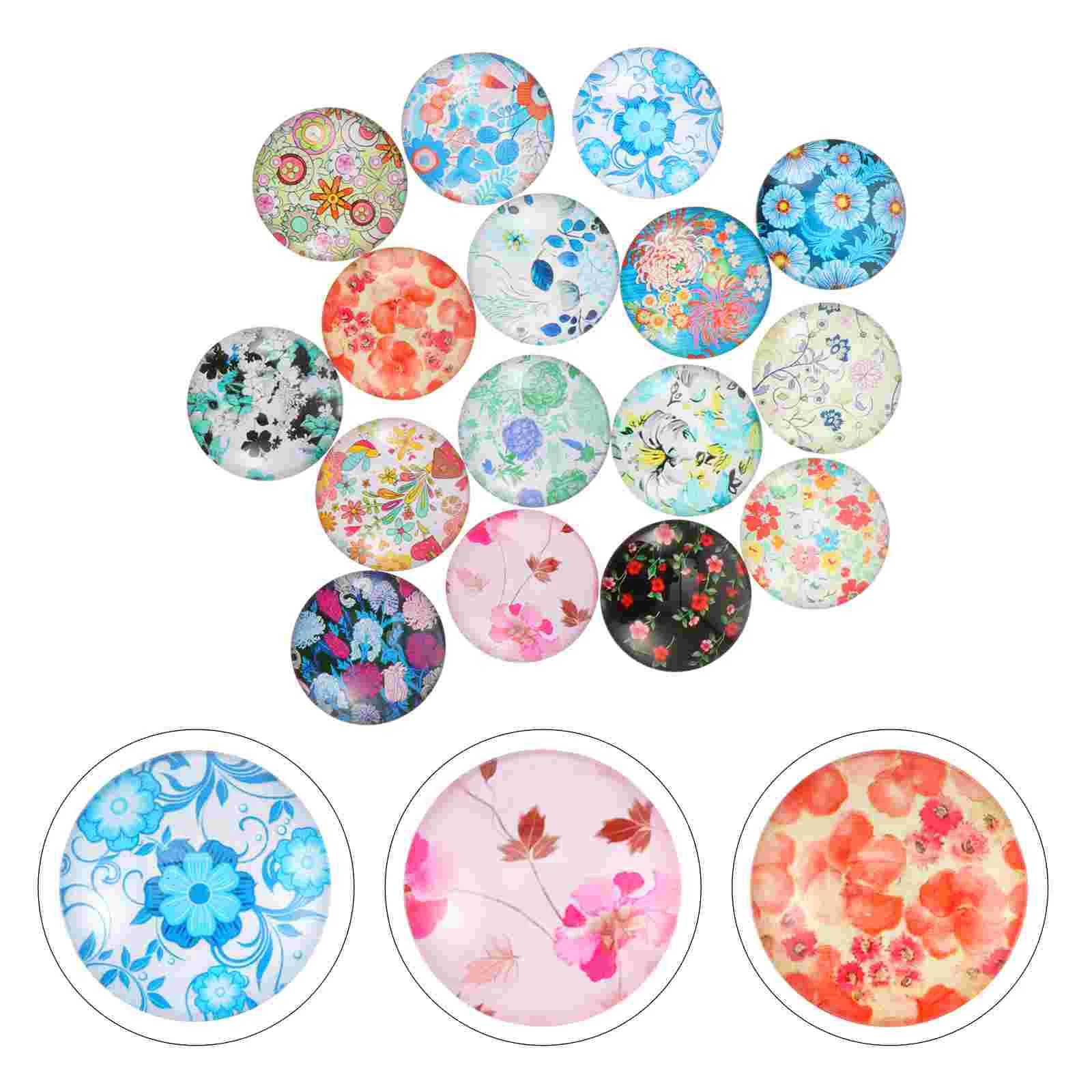 

16Pcs Magnet Flower Beautiful Photo Magnets Decoration Refrigerator Magnets