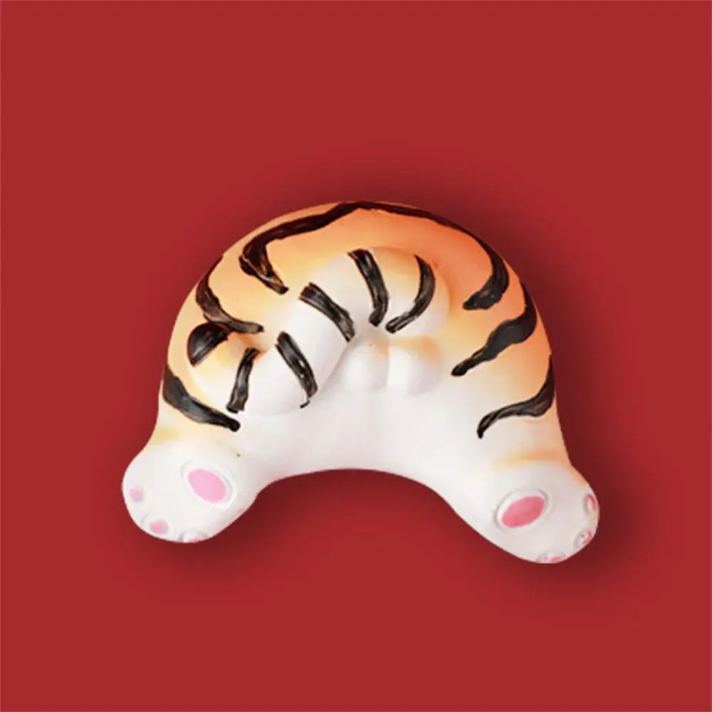 Наклейка на холодильник с изображением тигра милая забавная наклейка доску