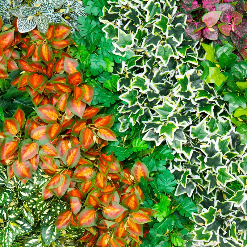 Искусственное пластиковое зеленое растение в джунглях искусственная трава