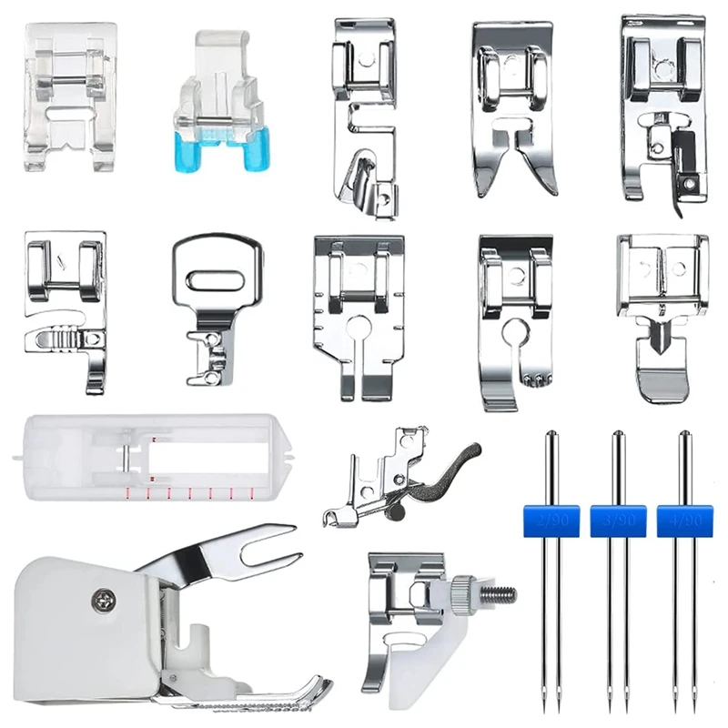 

Sewing Machine Presser Feet Sewing Machine Walking Kit Foot Household Sewing Machine Accessories,Sewing Double Needles
