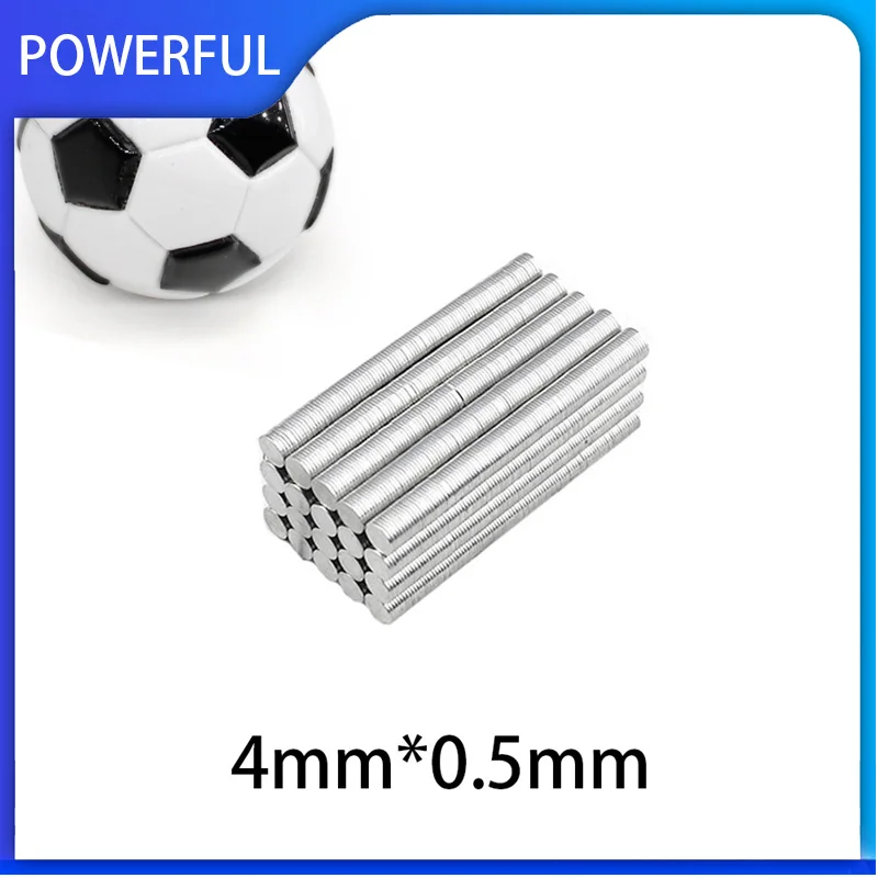 

50~2000PCS Mini Small N35 Round Magnet 4x0.5 mm Neodymium Magnet Permanent NdFeB Super Strong Powerful Magnets 4*5 Design Magnet