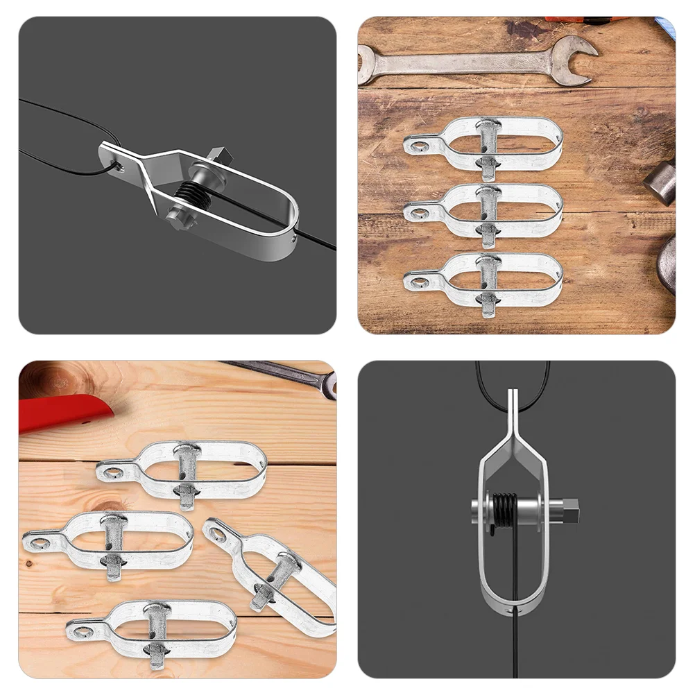 

6 Pcs Metal Tightener Steel Creative Rope Tensioner Convenient Cable Garden Casting Rope Creative