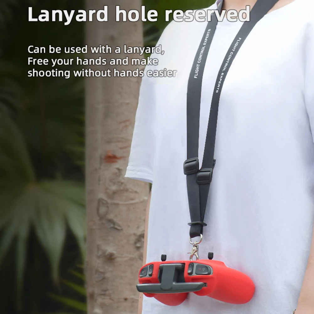 

Практичная крышка контроллера для пульта дистанционного управления DJI FPV аксессуары для шейного ремешка шнурок Защита от царапин с ремешко...