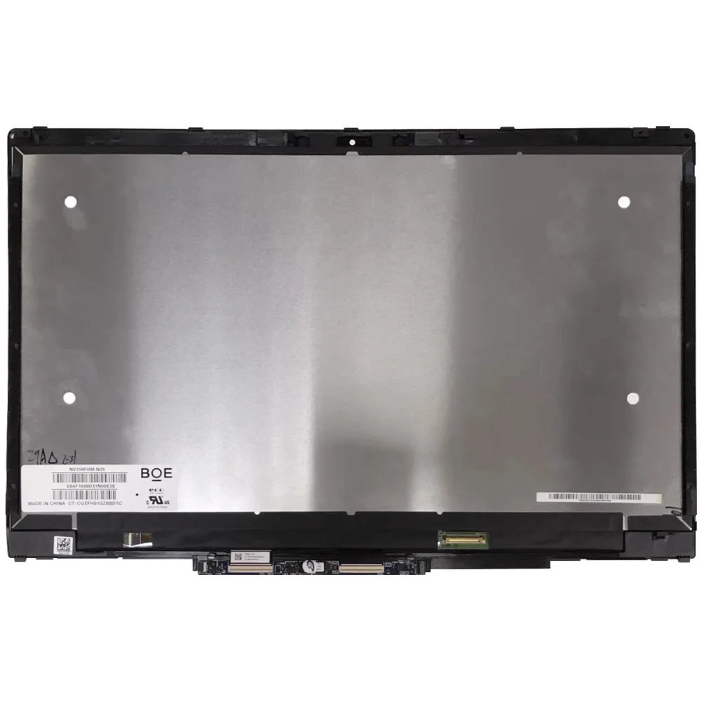 

15.6''Laptop Lcd Touch Screen Digitizer Assembly For HP Envy X360 15-BP 15-BP003TX TPN-W127 NV156QUM-N72 4K UHD NV156FHM-N35 FHD