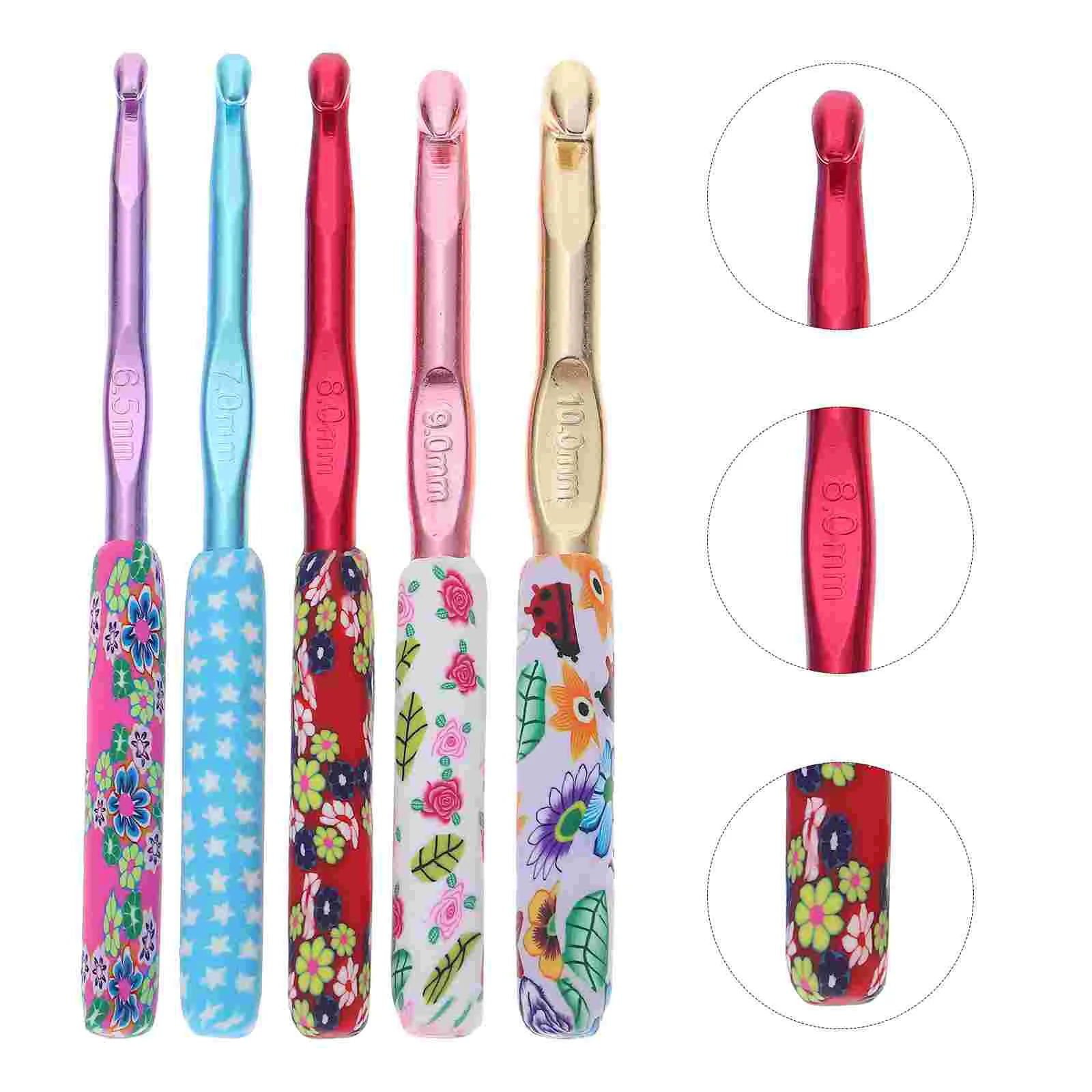 

5pcs Crochet Hooks Knitting Crochet Needles Handcraft Crochet Hook Knitting Tool