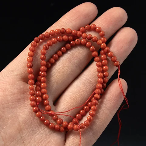 Натуральные коралловые бусины 3/4/5 мм