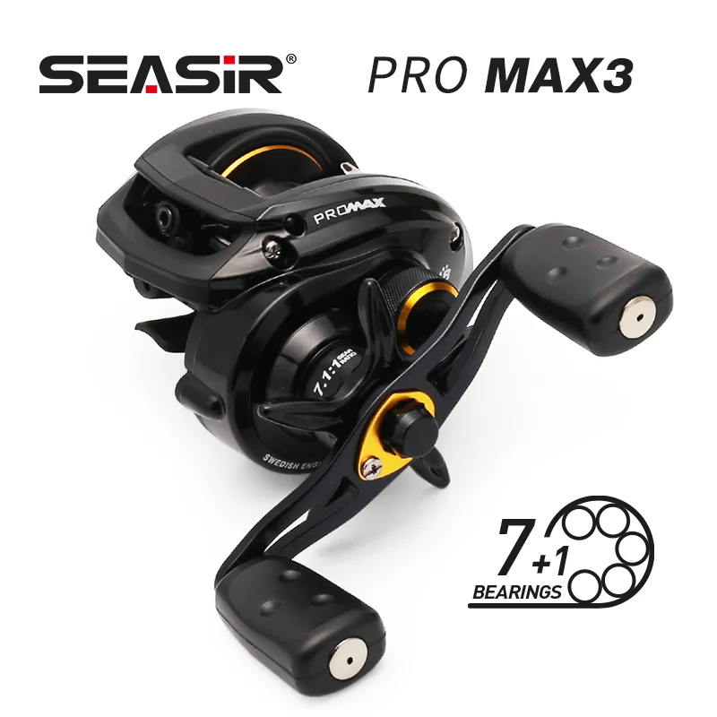 SEASIR Casting Fishing Reel Pro Max Carbon Fiber Composite M