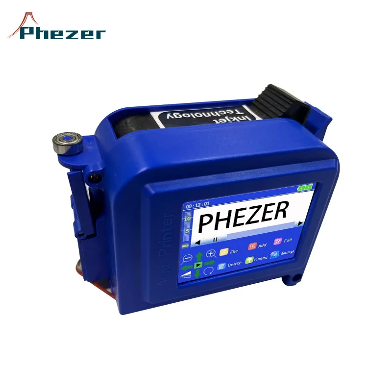 Фото Промышленный мини-принтер Phezer PC-11 TIJ для нанесения логотипов, даты производства и срока годности на ручках №4