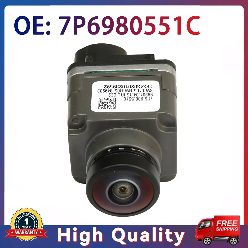 7P6980551C Задняя камера, камера помощи при парковке, камера заднего вида, автомобильная камера 7P6 980 551 C для Audi A6 C7 Q7 A8 A7 Touareg 11-18