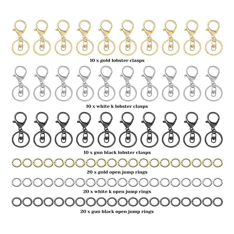 1 комплект кольцо для ключей пряжка с кольцом популярные компоненты изготовления