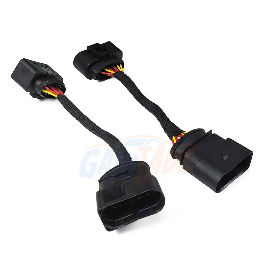 Фото Разъем для проводки лампы фар от 10 до 14 контактов 1J0973737 1J0973835 для VW Touran Tiguan Polo Passat для Audi A1 A4L A6 Q3 №5