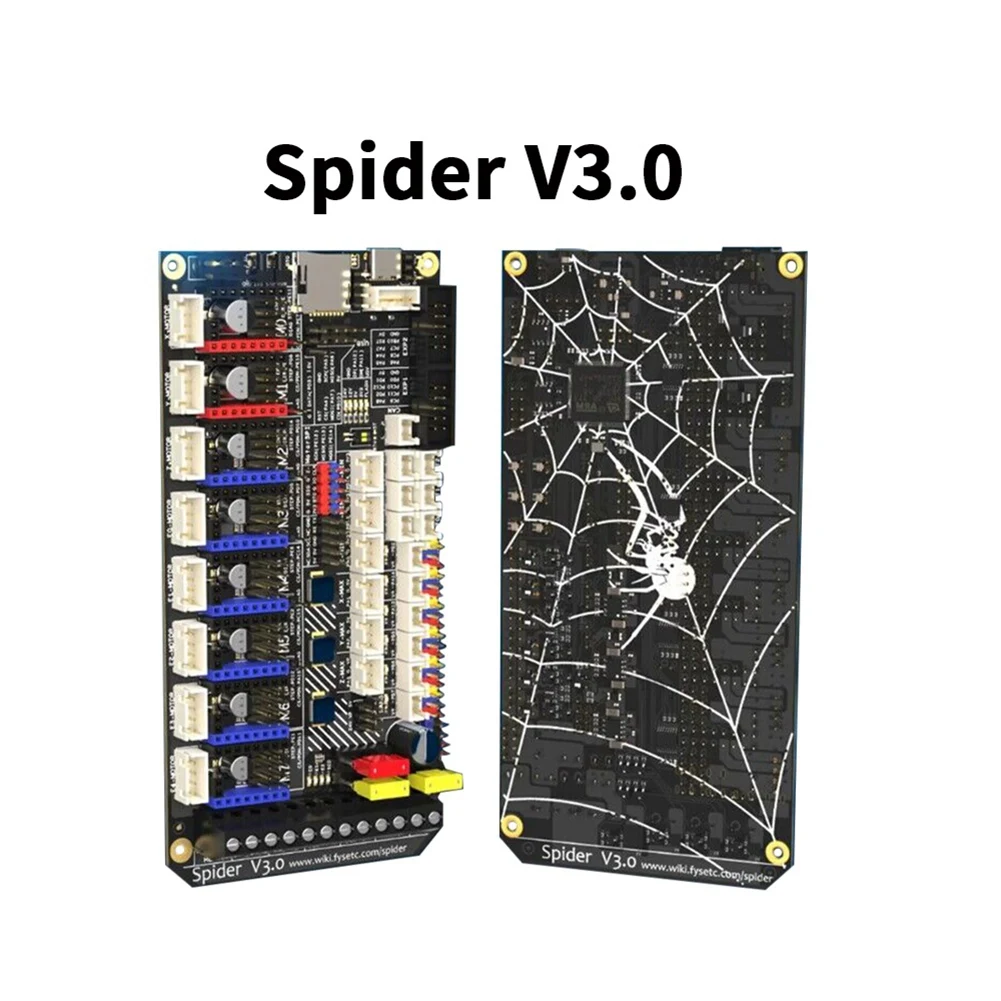 Фото Spider V3.0 H7 32-битная материнская плата привода 24 В/48 В плата питания 8 оси TMC5160T TMC2209 высокая скорость для Voron №3