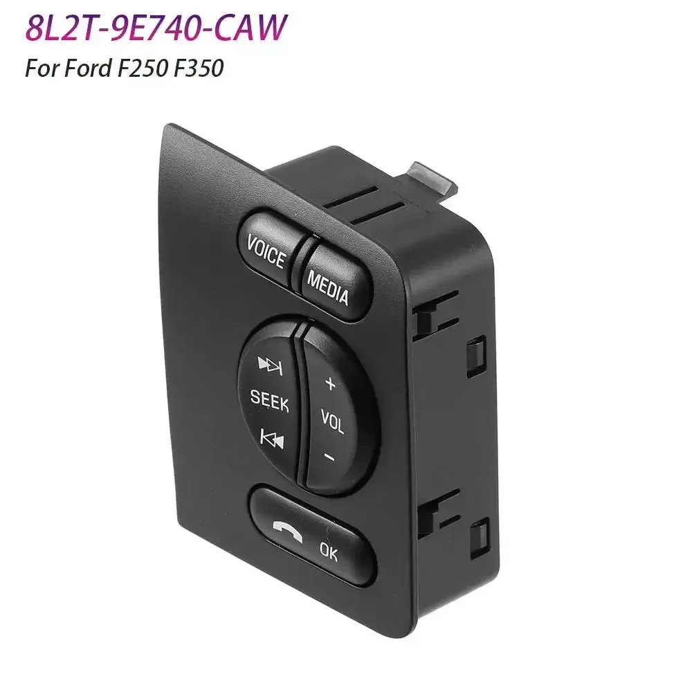 Фото Для Ford Expedition F250 F350 8L2T-9E740-CAW 8L2T9E740CAW Кнопка управления громкостью, поиском и голосовым управлением медиа на руле автомобиля №3