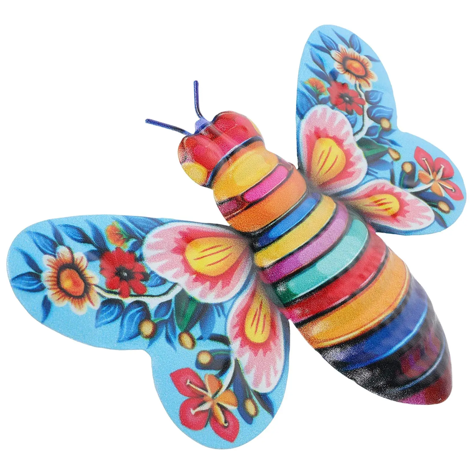 Металлическое настенное украшение в виде пчелы настенная подвесная